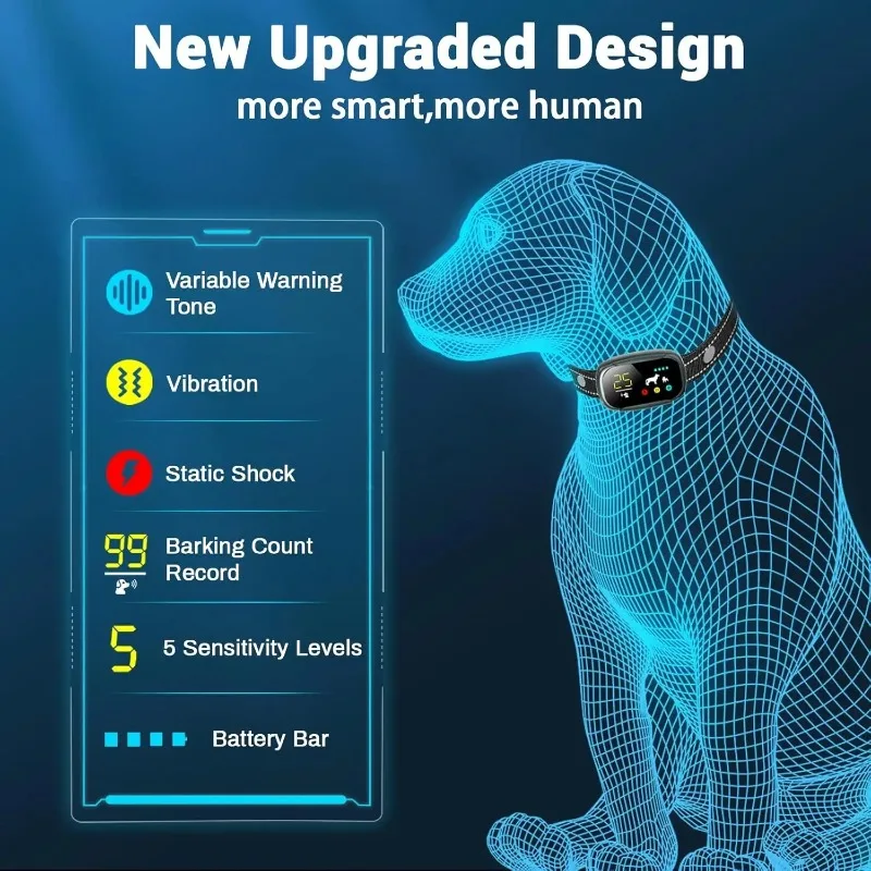 Collar antiladridos con vibración para perro – Control automático - imagen 4