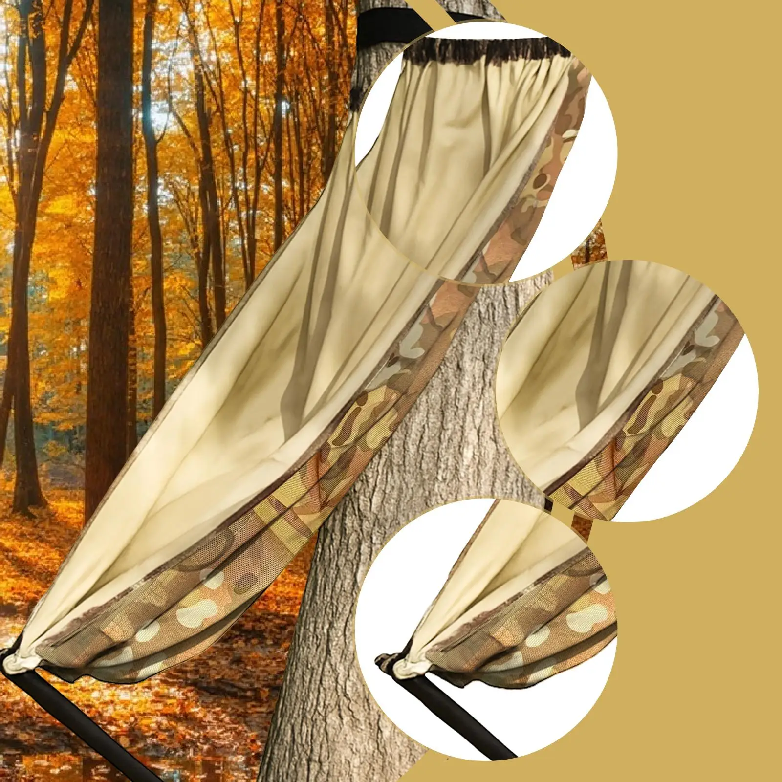 Camping Chair Hammock,Outside Portable Camp Stool on Tree Travel Swing Chair Waterproof for Yard,Camper,Picnic,Patio,Backyard