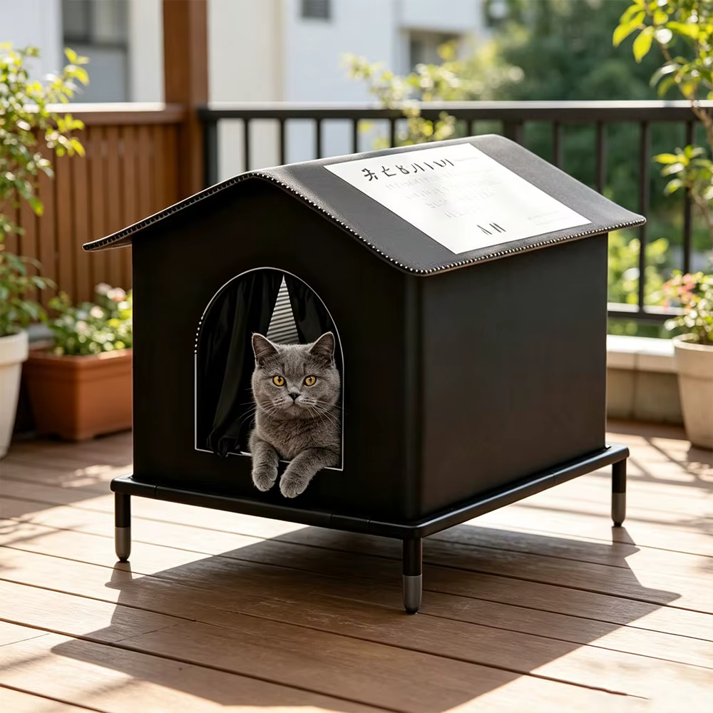 Casa para Gatos y Perros Pequeños - Interior y Exterior, Impermeable - imagen 4