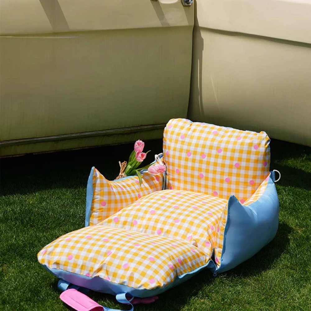 Bolsa de transporte para perros pequeños - asiento coche lavable - imagen 5