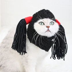 Disfraz para mascotas: sombrero y peluca para gatos y perros