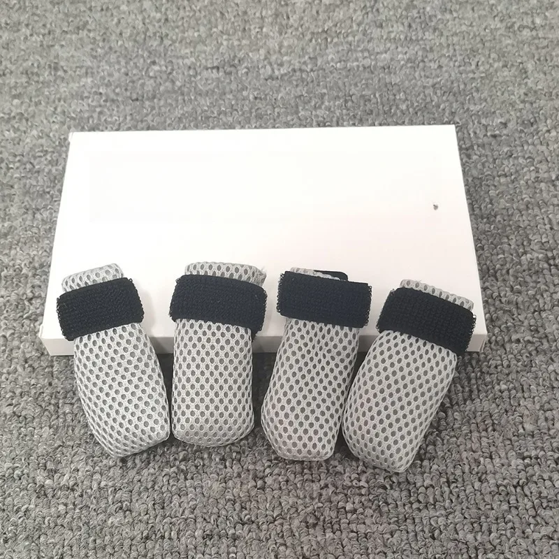 Ropa para mascotas, cubierta para pies antiarañazos, alimentación para el baño, inyecciones medicinales para evitar que las cubiertas de zapatos para mascotas se caen, accesorios para productos para mascotas - imagen 4