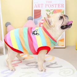 Sudadera a rayas transpirable para perros pequeños y medianos – Mono
