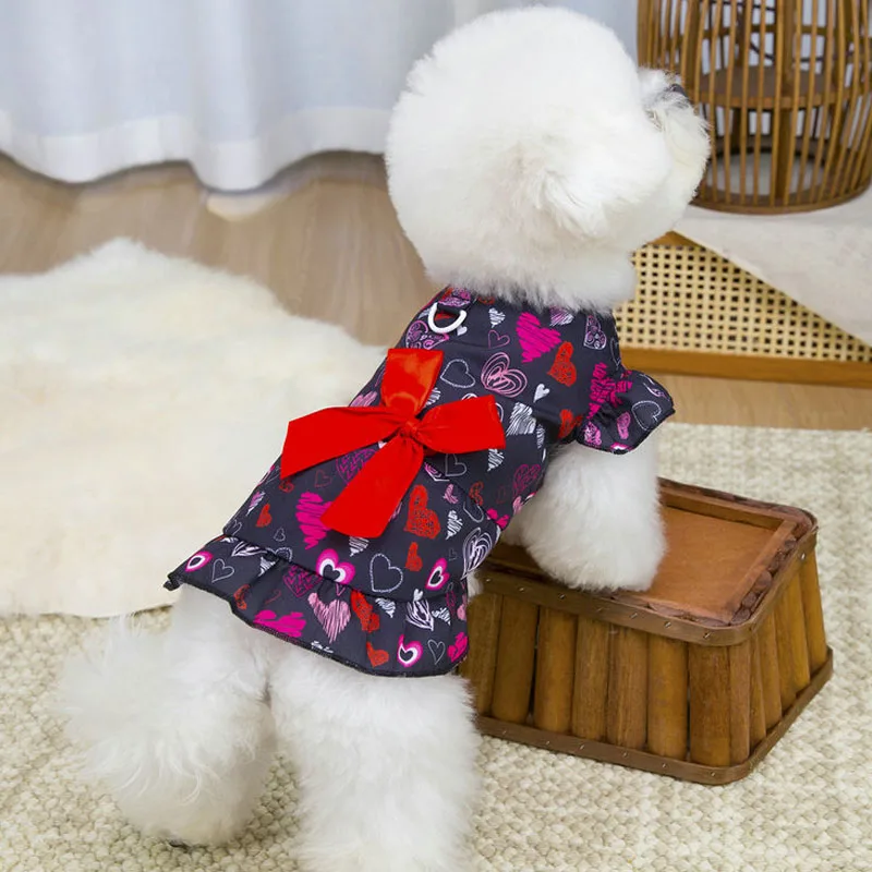 Vestido primavera para perros pequeños – Mangas voladoras - imagen 5