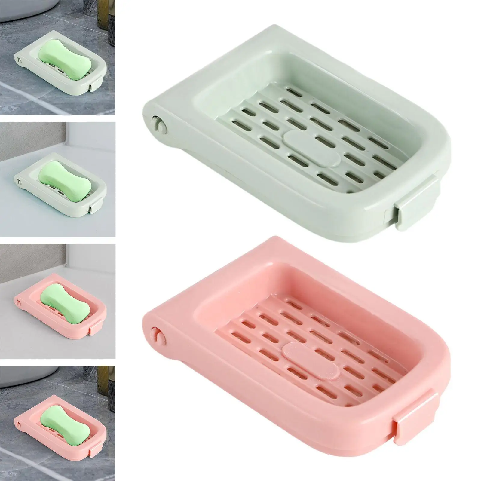 Multifunctional Soap Box, Soap Storage Container,Portable Soap Rack, Bar Soap Holder for Travel Kitchen Shower Bathroom Home