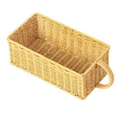 Cesta tejida a mano para juguetes de gato y perro