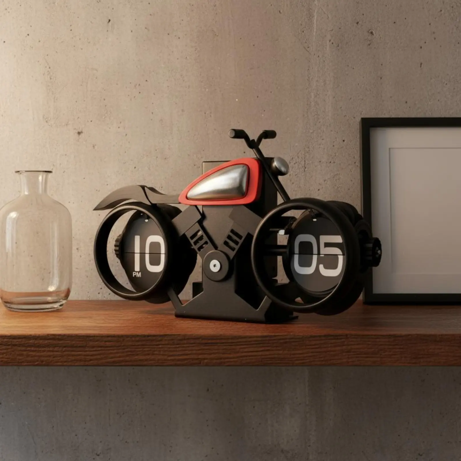 Reloj Mecánico Retro para Motocicleta – Abatible, Silencioso y Decorativo - imagen 2