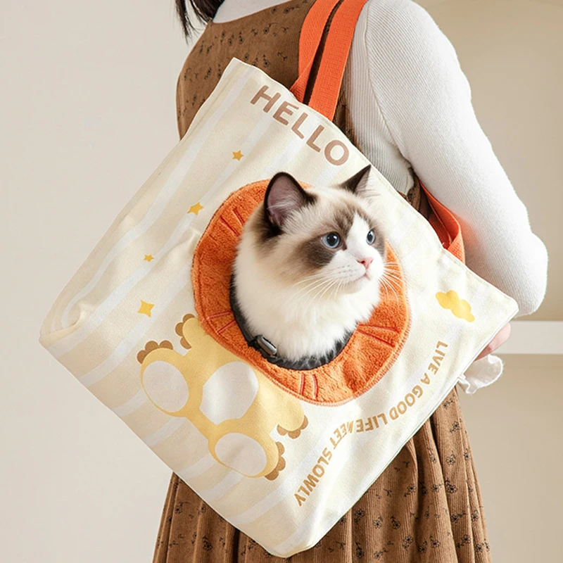 Bolsa de transporte para gatos y perros pequeños transpirable - imagen 5