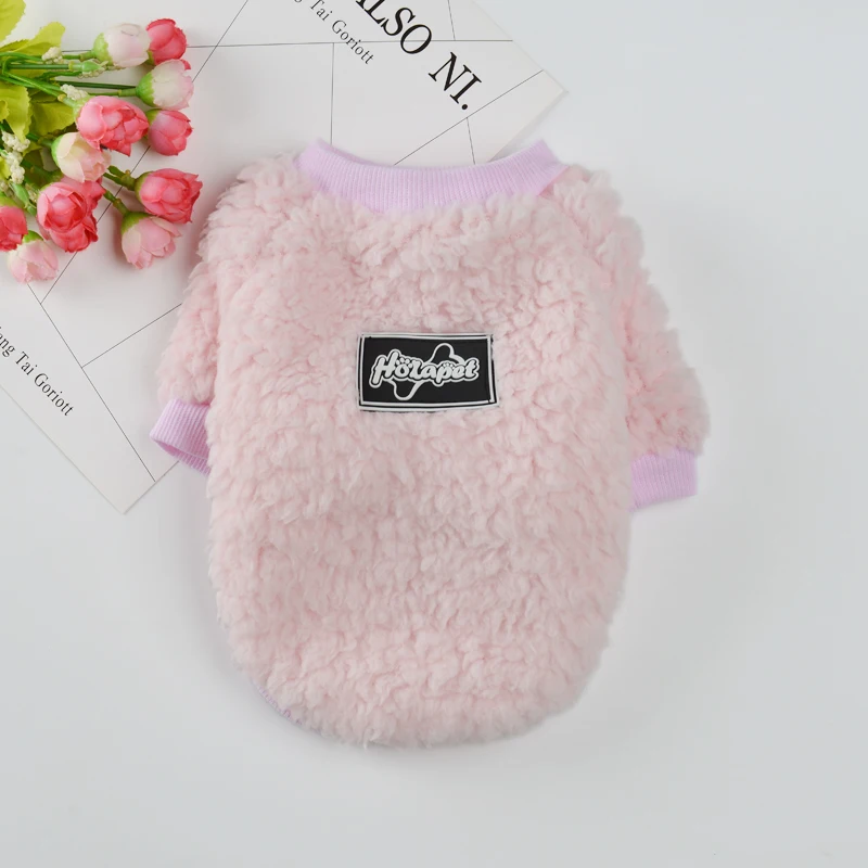 Ropa cálida para perros, suéter de lana para mascotas para perros pequeños y medianos, disfraz suave para cachorros, abrigo para mascotas pequeñas y medianas, Bulldog y Pug - imagen 2