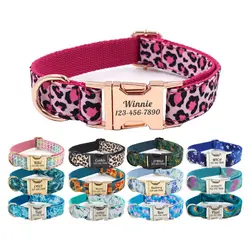 Collar personalizado para perro con grabado gratis y etiqueta ID
