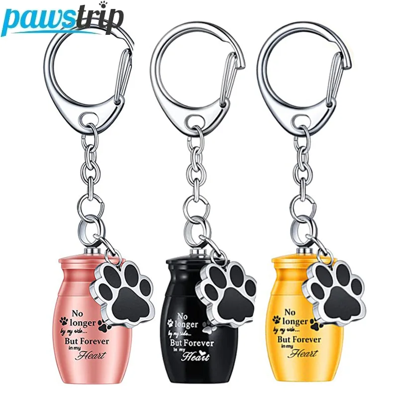 LLavero de urna para mascotas, recuerdo de cenizas para perros, tarro de almacenamiento de pelo para mascotas, recuerdo para conejo, gatito, perros, suministros para mascotas