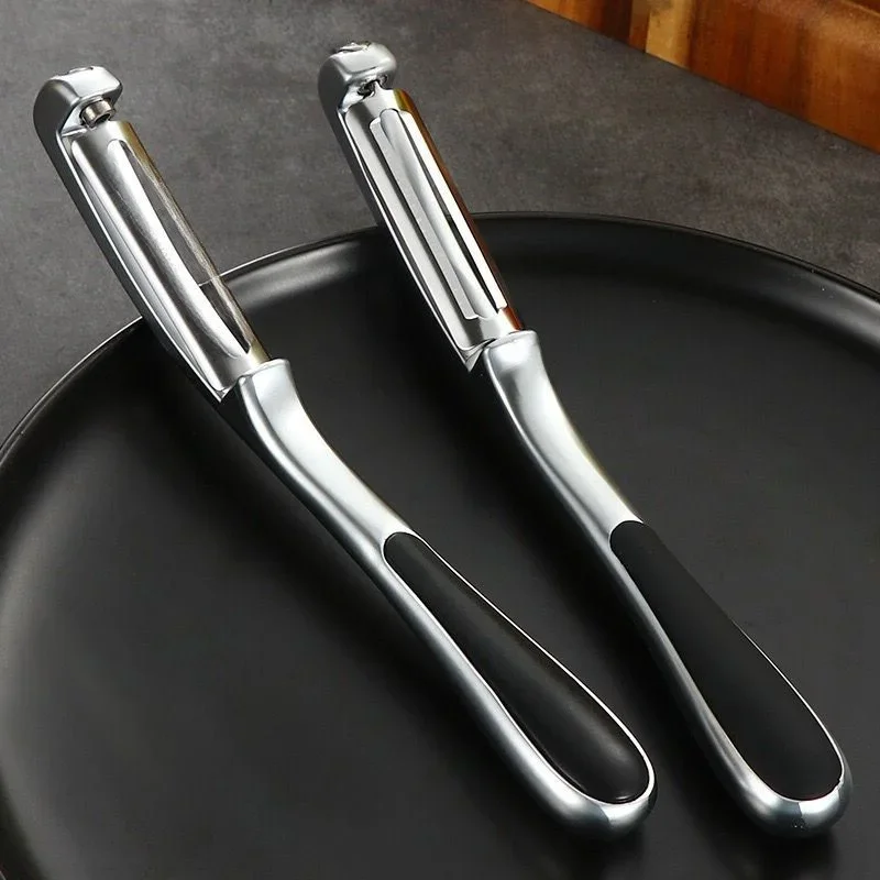 Pelador de frutas Y verduras multiusos, herramienta de cocina, buen pelador en forma de Y, cuchillo Ultra afilado de Zinc - imagen 4