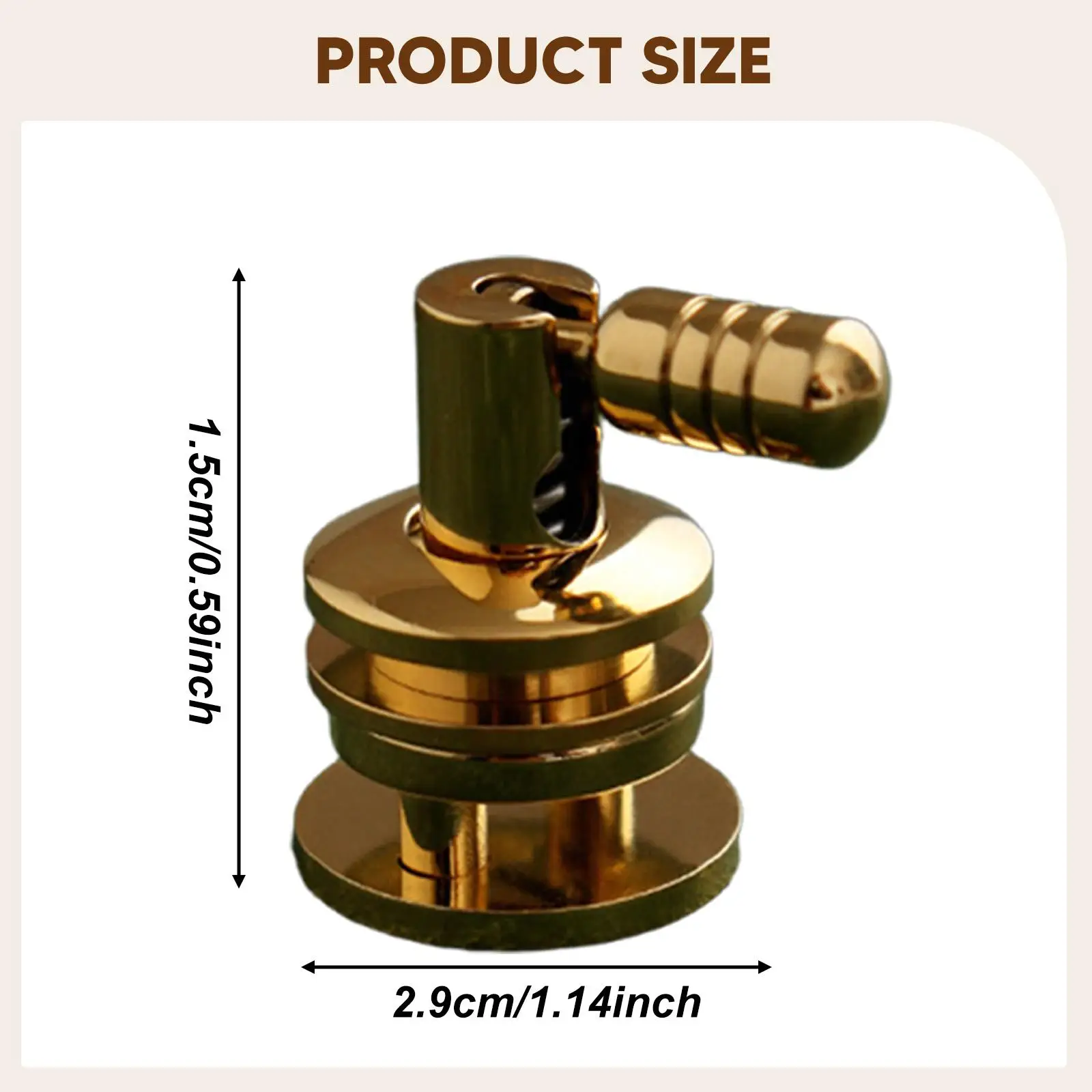 Purse Lock Clasp Fastener Small Sturdy Premium Folding Lock Purse Closure Hardware for Briefcase Handbag Wallet DIY Clutch Purse Lock Clasp Fastener Small Sturdy Premium Folding Lock Purse Closure Hardware for Briefcase Handbag Wallet DIY Clutch