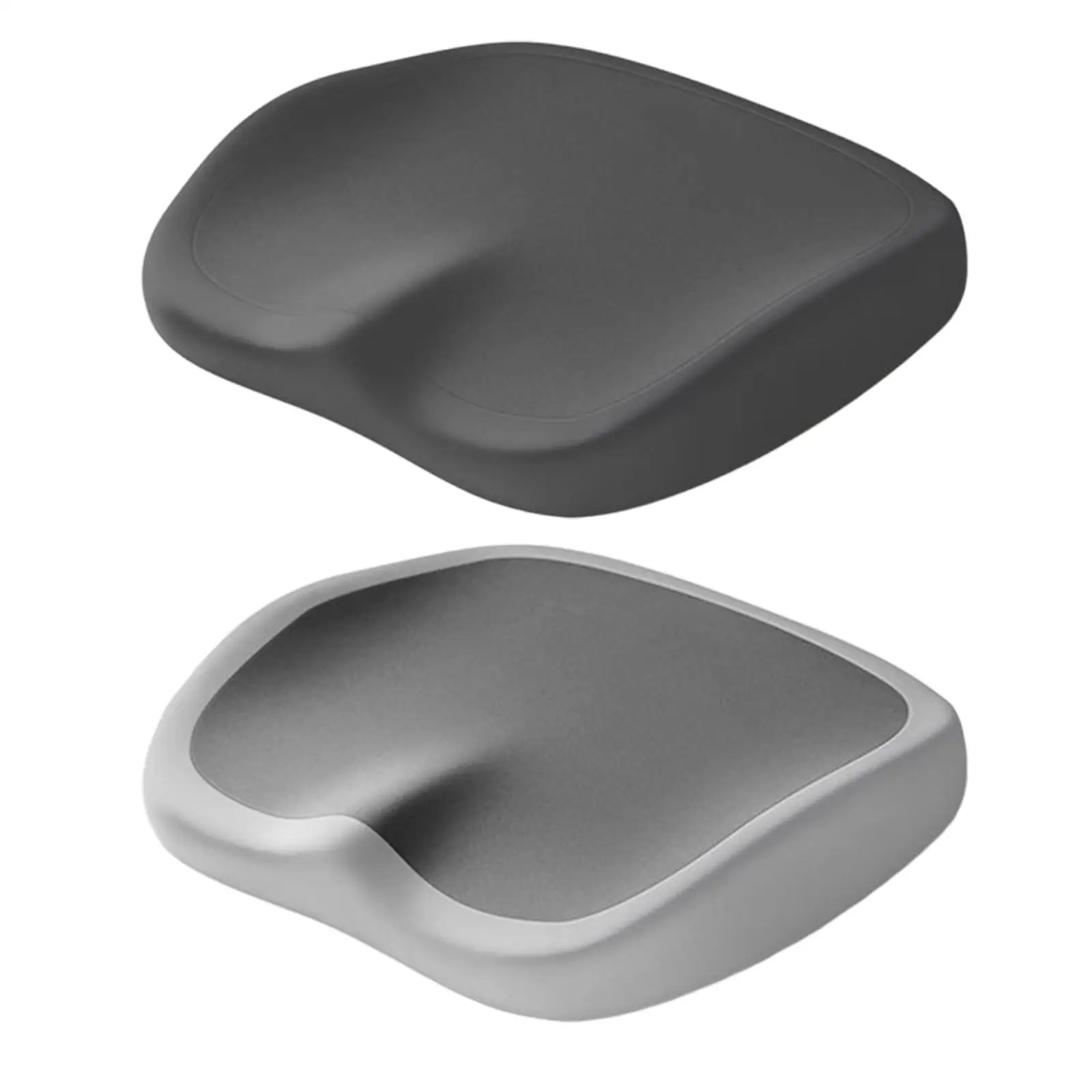 Cojín para asiento de silla de oficina, almohadilla ortopédica para glúteos de espuma viscoelástica con parte inferior antideslizante para comedor, coche y avión - imagen 4