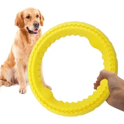 Anillo de goma masticable para perros – Resistente y calmante