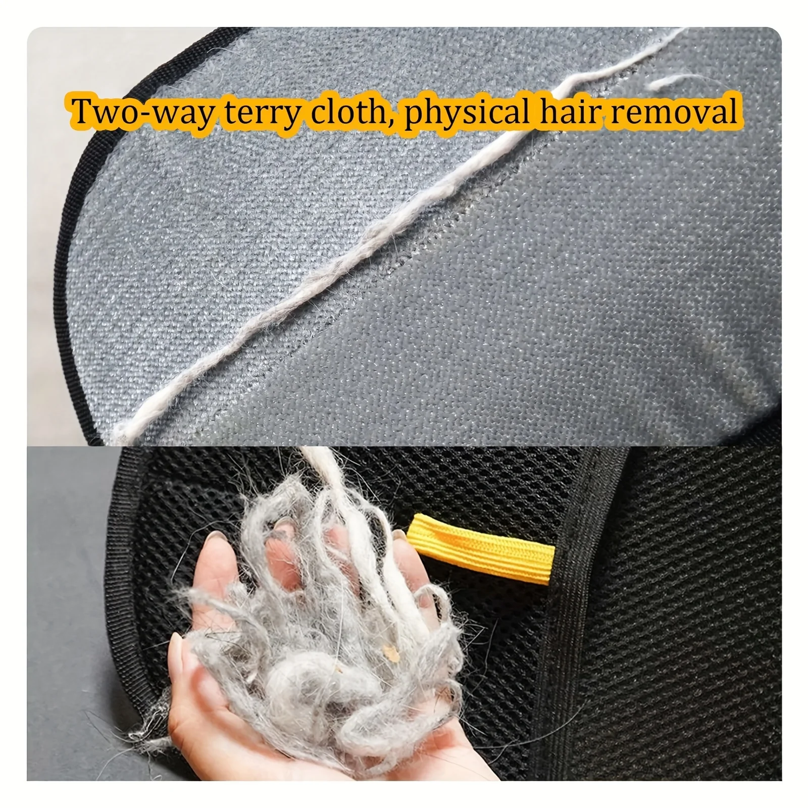 Guantes 2 en 1 para quitar el pelo de mascotas con electricidad estática con cerdas bidireccionales, herramienta de limpieza reutilizable para el pelo de perros y gatos, herramienta para quitar el pelo de mascotas - imagen 3