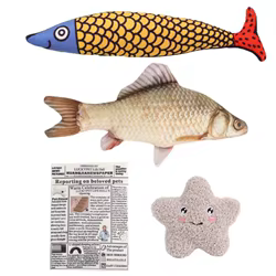 Suministros para mascotas, juguetes, peces simulados, gatos que pueden hacer sonidos, resistentes a los picaduras, juguetes para gatos, juguetes para perros