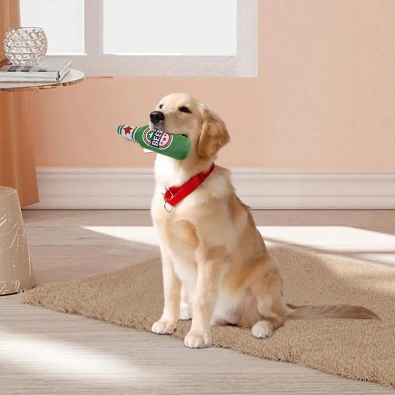 Botella de vino interactiva para perros pequeños, medianos y grandes, juguetes para cachorros - imagen 4