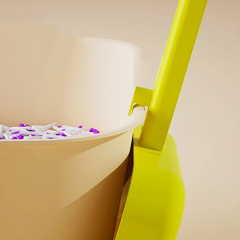 Pala de arena para gatos, pala de arena colgante para gatos, palas de arena de gran tamaño para gatos, herramienta de limpieza de inodoro, pala de arena para gatos, suministros para mascotas - imagen 4