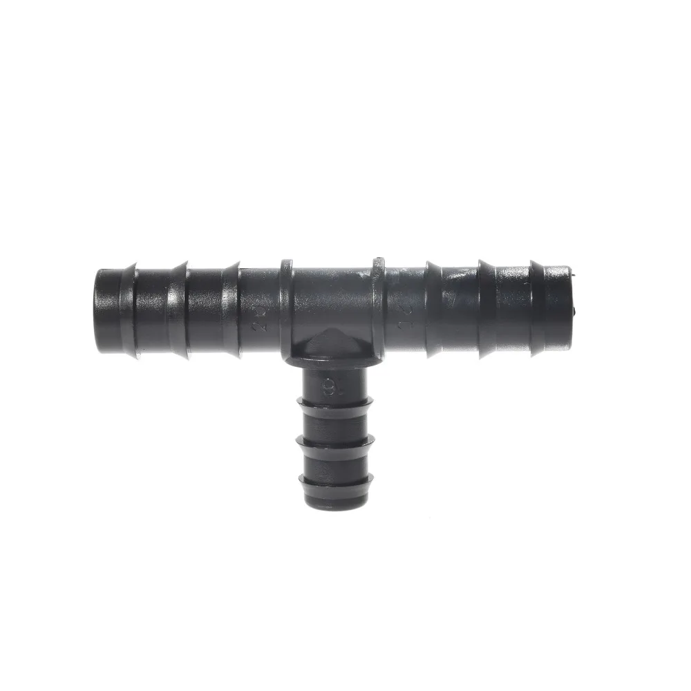 Conectores en T de manguera de PE, accesorios reductores de plástico duraderos de 20mm a 16mm para riego de jardín, proyectos de bricolaje, 5 uds. - imagen 2