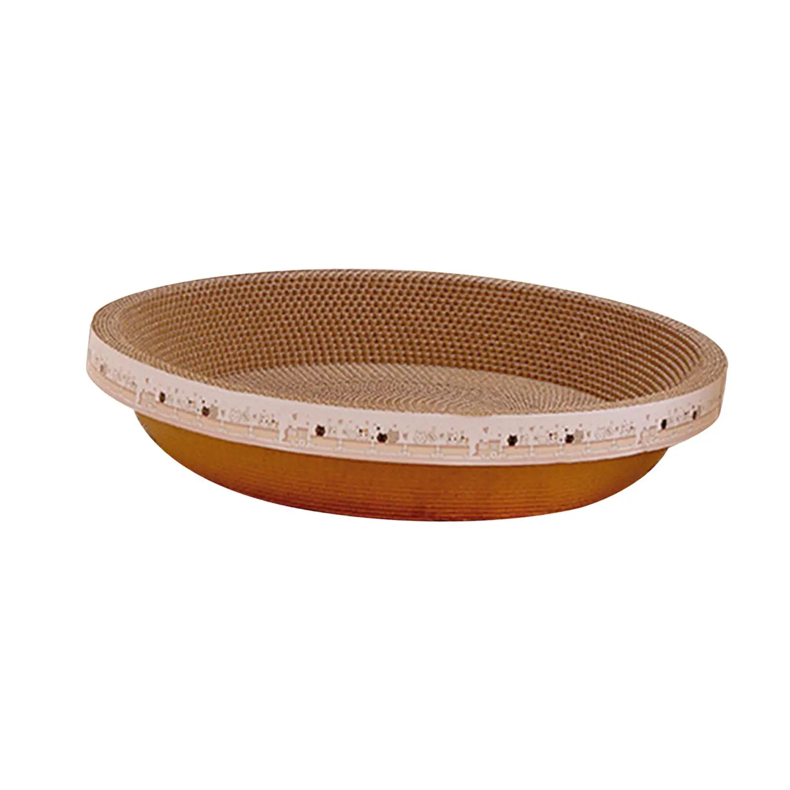 Round Cardboard Cat Scratcher Bed Couch Scratch Pad Nest Pet Supplies Rest