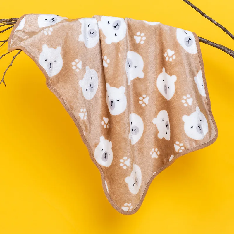 Manta para mascotas, manta fina de felpa para dormir para perros y gatos, manta cálida y transpirable para gatos, suministros para perros, traje para invierno - imagen 5