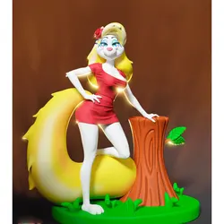 Figura decorativa de gato mini estilo anime para escritorio