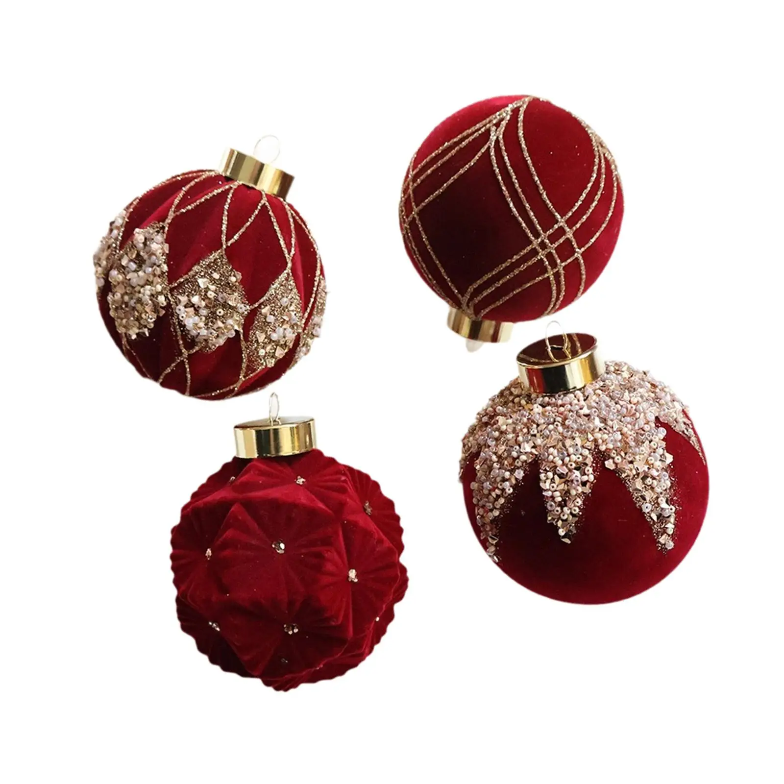 Velvet Christmas Ornament Xmas Decoration,Sturdy,Home Decor,Elegant Xmas Tree Ornament Decorative for Holiday Festivals Decor