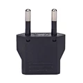 black EU plug