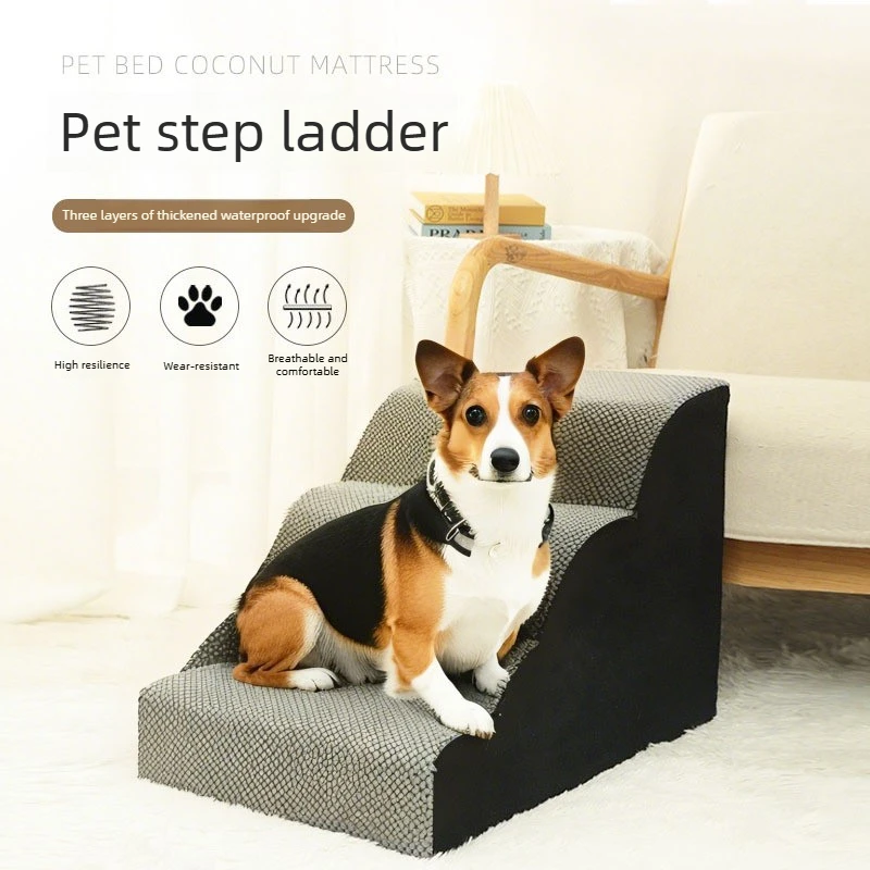 Escaleras lavables para perros y gatos pequeños – Rampa cama sofá - imagen 2