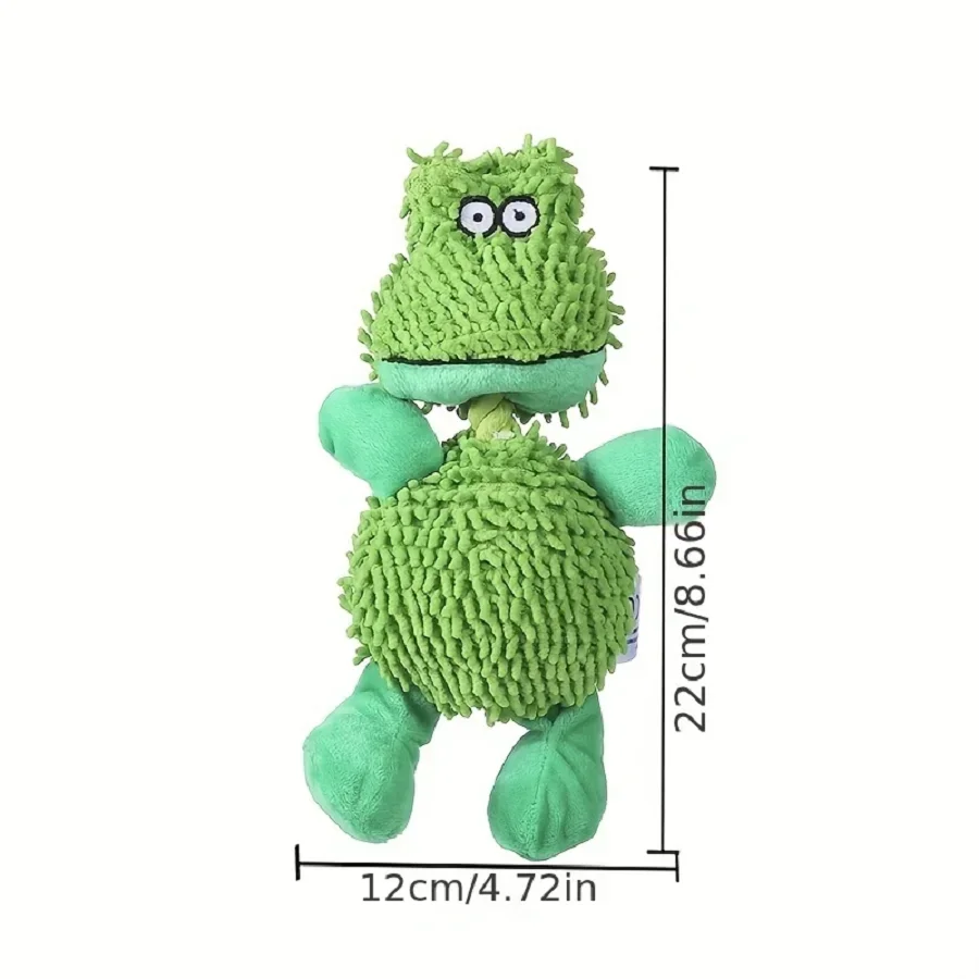 Juguetes Para Perros resistentes a las mordeduras, cachorros, rechinar dientes, patos, cerdos, hacer sonidos, juguetes de peluche, suministros para mascotas - imagen 3