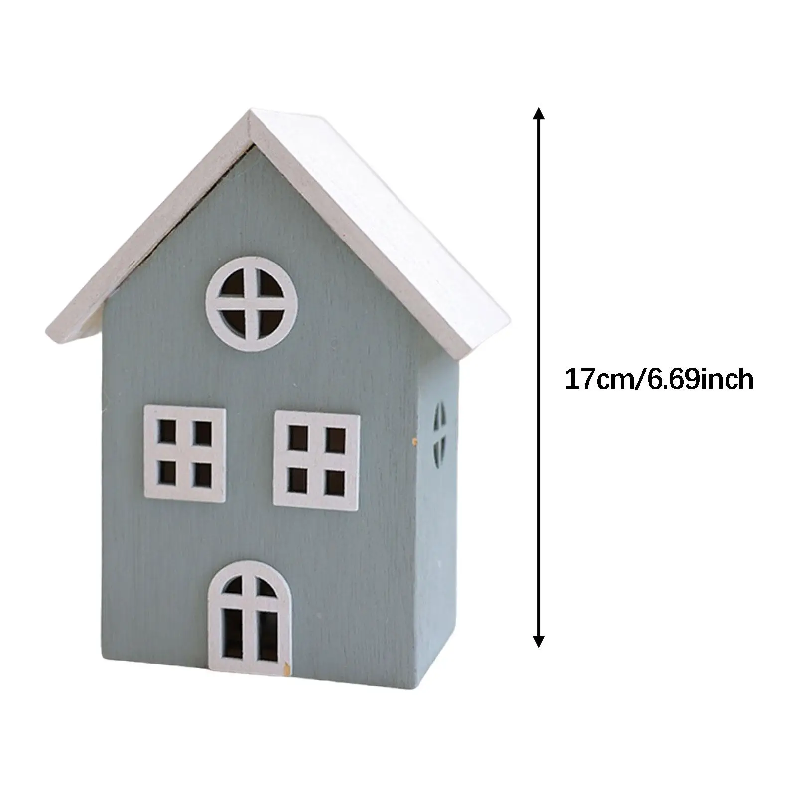 LED Christmas Village House, Small Tabletop House Figurine, Lighted Holiday Display for Living Room, Table Decor LED Christmas Village House, Small Tabletop House Figurine, Lighted Holiday Display for Living Room, Table Decor