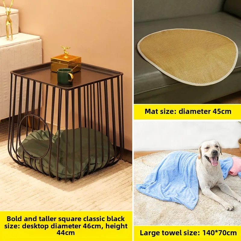 Mesa de centro multifuncional para el hogar, nido para gatos, mesa transportadora de verano, taburete, productos para mascotas para las cuatro estaciones, mesita de noche para interior de casa - imagen 5