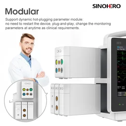 Monitor de signos vitales táctil para gatos y perros – Pantalla grande