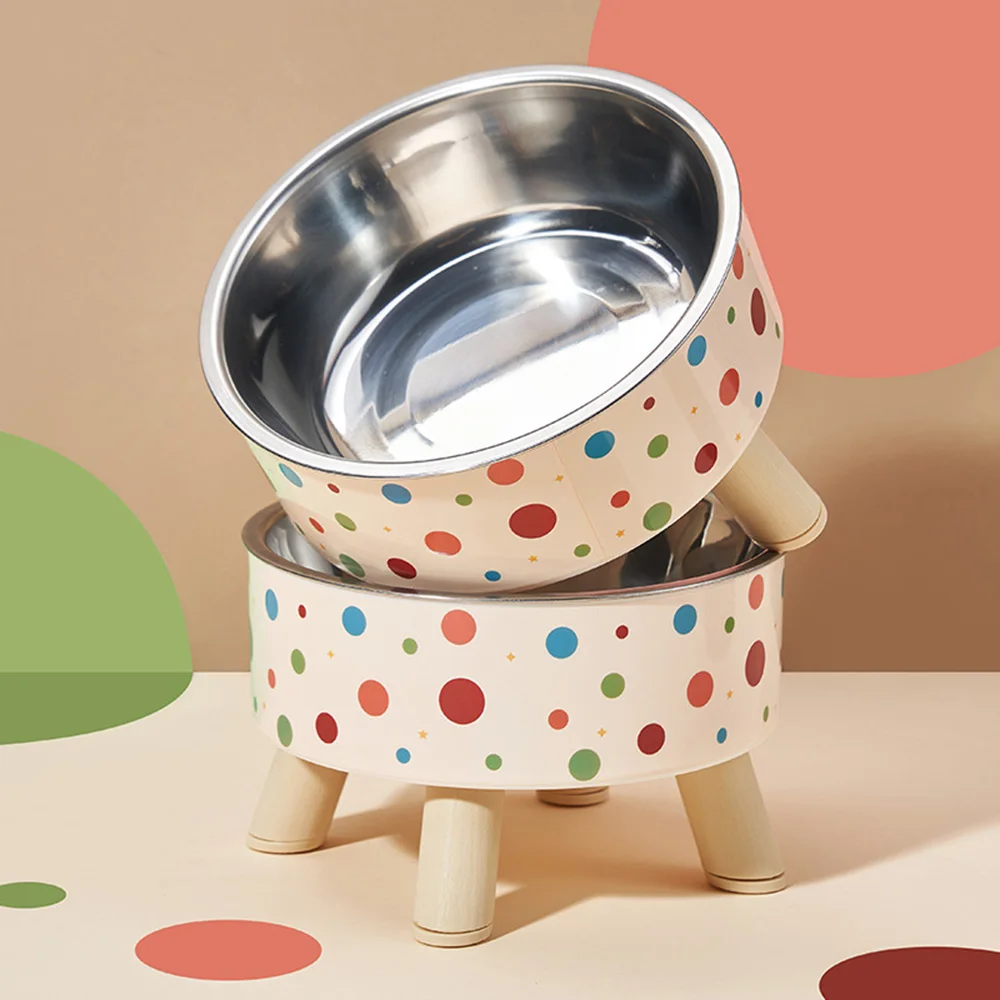 Bonita cuenco para comida para mascotas, diseño antideslizante y antideslizante, plato de alimentación desmontable para perros y gatos, seguro y duradero - imagen 4