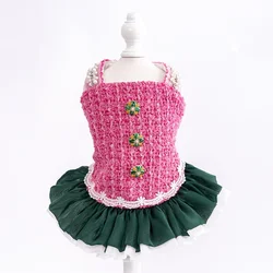 Vestido Lolita de Tweed para perros pequeños – estilo princesa y tul