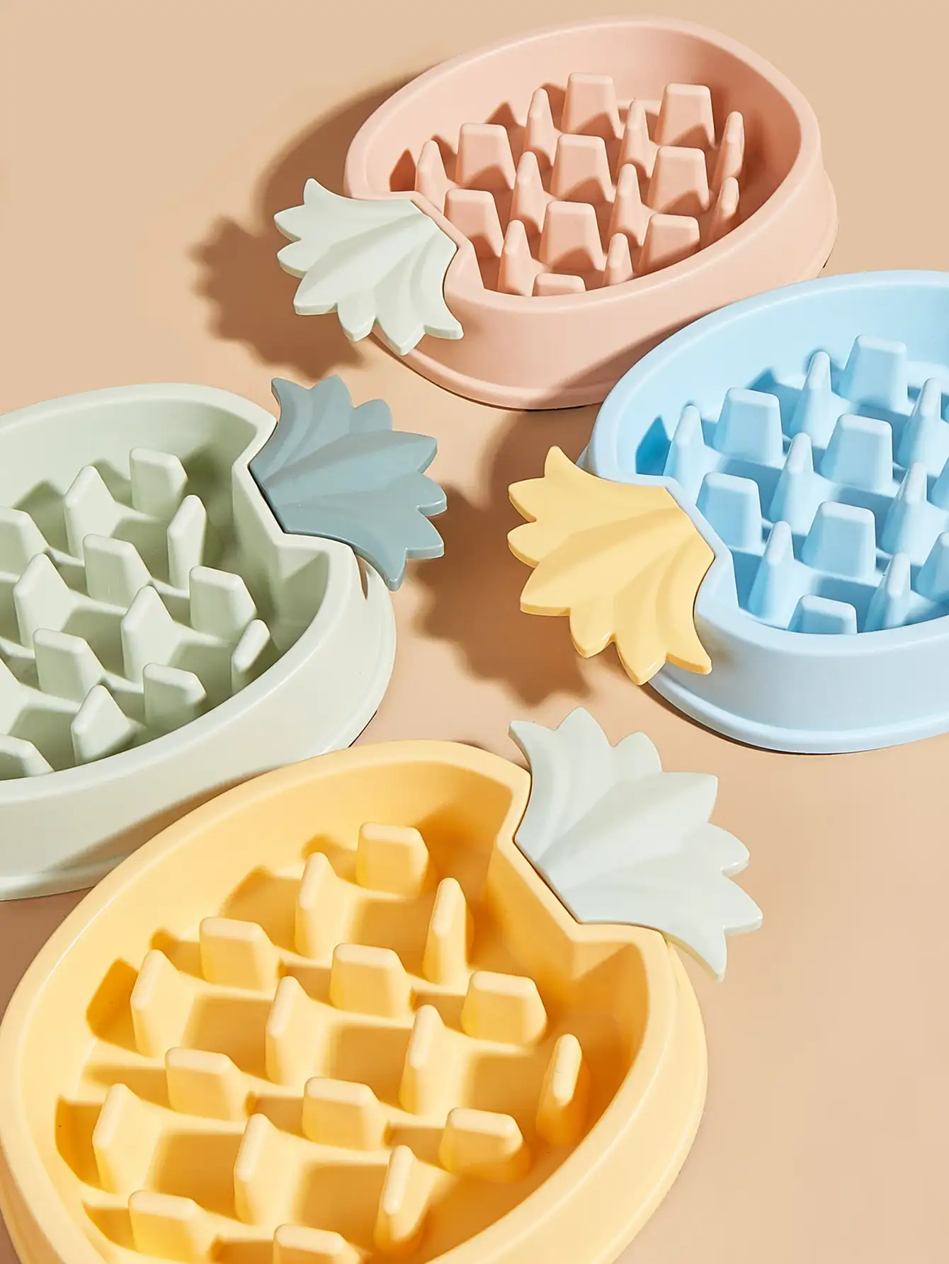 Comedero lento con forma de piña para mascotas, cuenco de comida que promueve hábitos de alimentación saludables y reduce la hinchazón - imagen 2