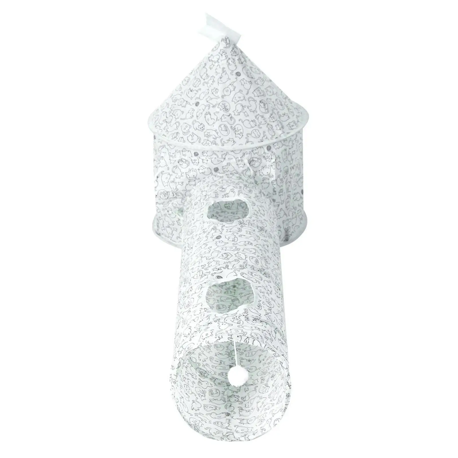 Cat Tunnel Hideaway Cat Climbing Frame and Ball for Hamster Bunny Exercising