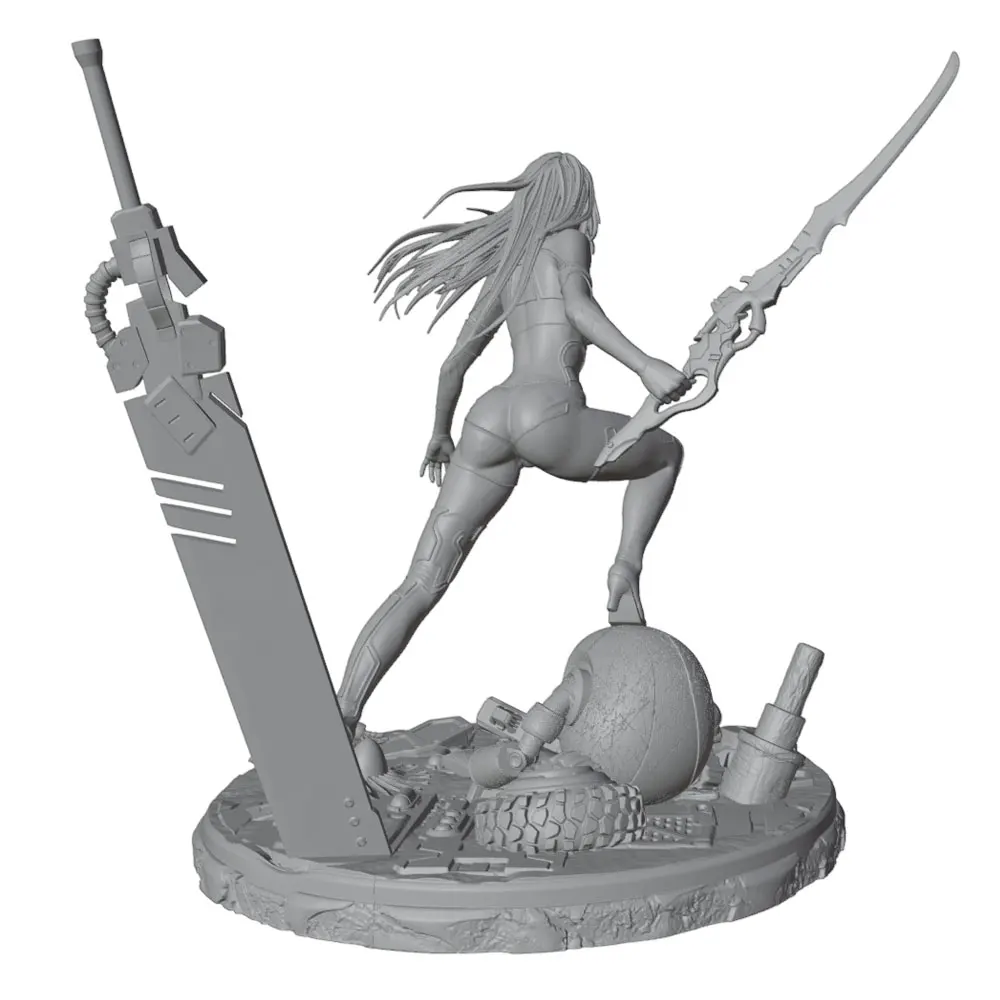 Kit de modelismo en resina Warrior – Miniatura militar sin montar - imagen 4