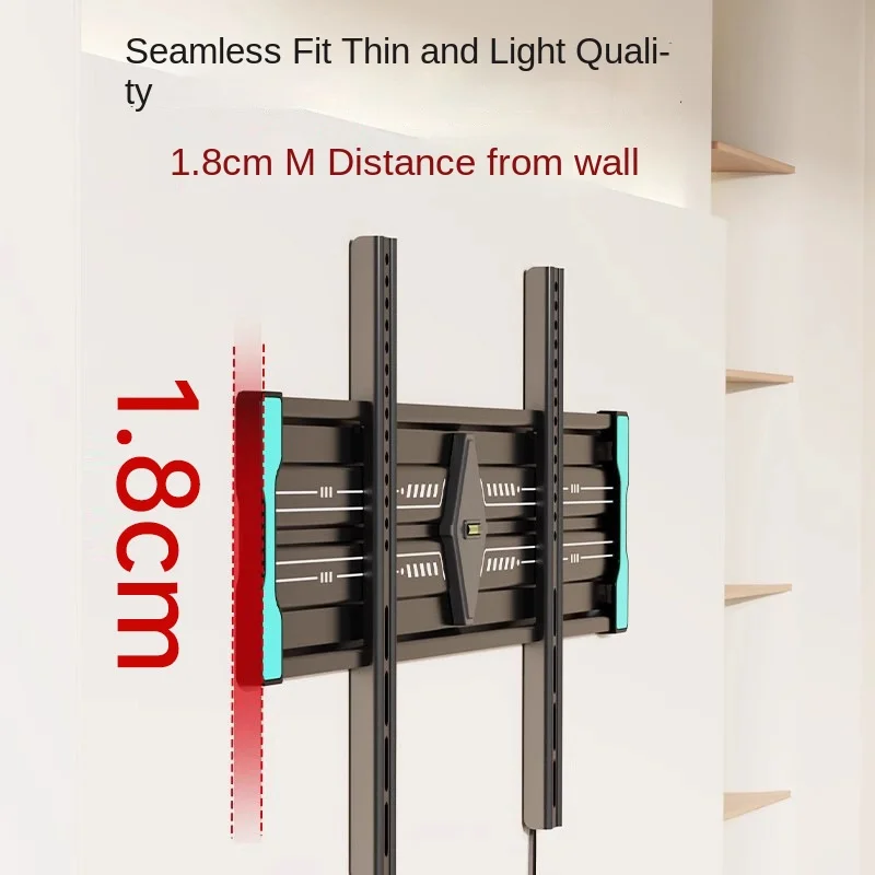 Soporte de montaje en pared para TV título de 32-80 pulgadas, soporte de TV ultrafino inclinable VESA Max 600x400mm, soporte para TV LCD LED de pantalla plana, carga de 80kg - imagen 2