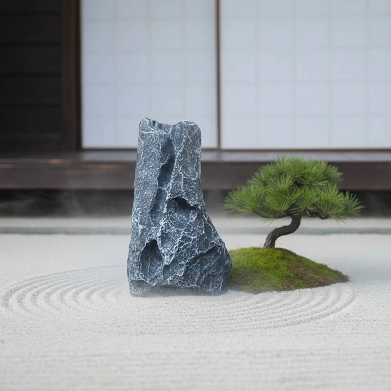 Piedra decorativa jardín – Imitación roca fibra vidrio resistente - imagen 5