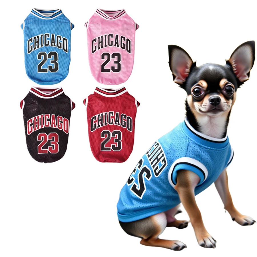 Camiseta de baloncesto para perros - ropa veraniega XS-5XL - imagen 4