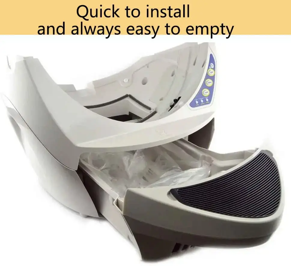 Bolsa de basura para robot de arena, revestimientos para cajones de basura, bolsas de revestimiento para caja de arena, apto personalizado para robot de arena, capacidad de 3 9-11 galones - imagen 4