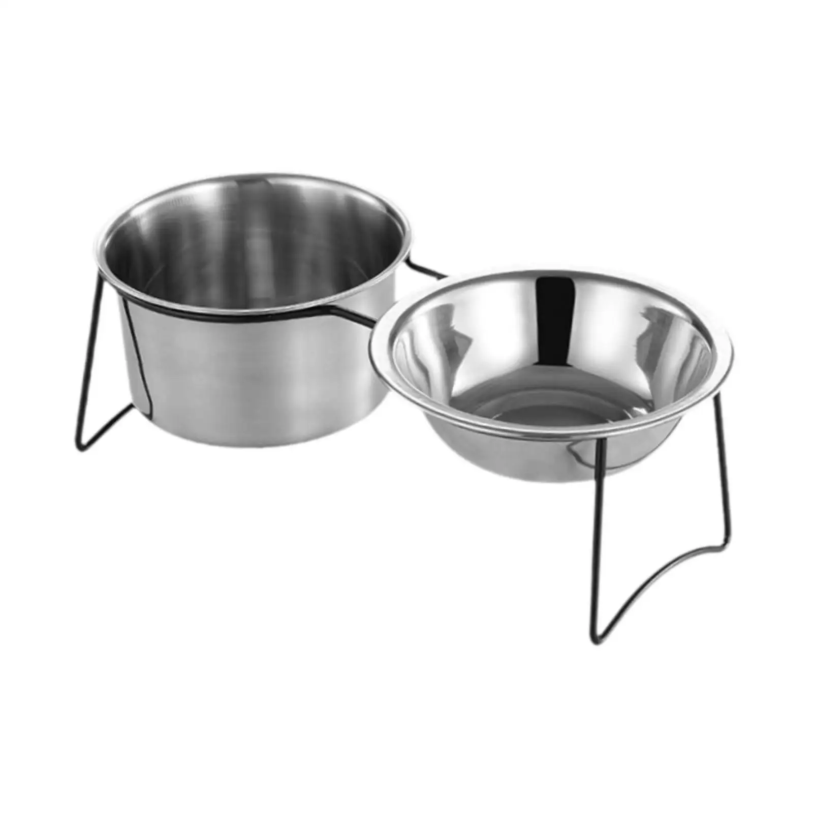 Cat Water and Food Bowl Feeder Feeder Station Feeding Dish for Kitten Kitty