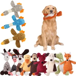Juguete chirriante de pana para perros y cachorros resistente