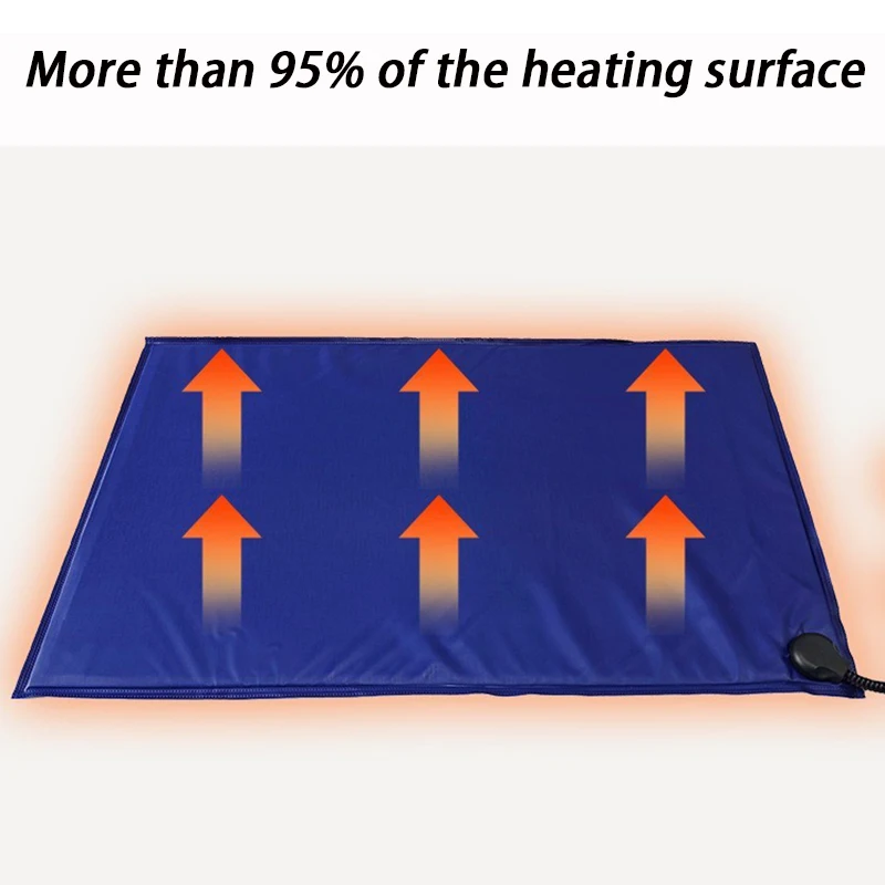 Almohadilla calefactora de PVC para perros y gatos, almohadilla calefactora eléctrica impermeable con temporizador para perros, estera calefactora Universal para interiores y exteriores a prueba de mordeduras, para invierno - imagen 4