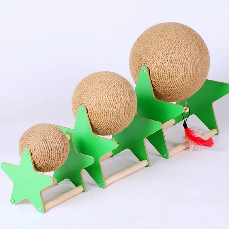 Rueda para gatos, cuerdas de Sisal, pelota para rascar gatos, marco de escalada para gatos, bola para rascar para gatos, rascador para mascotas, suministros para mascotas - imagen 2