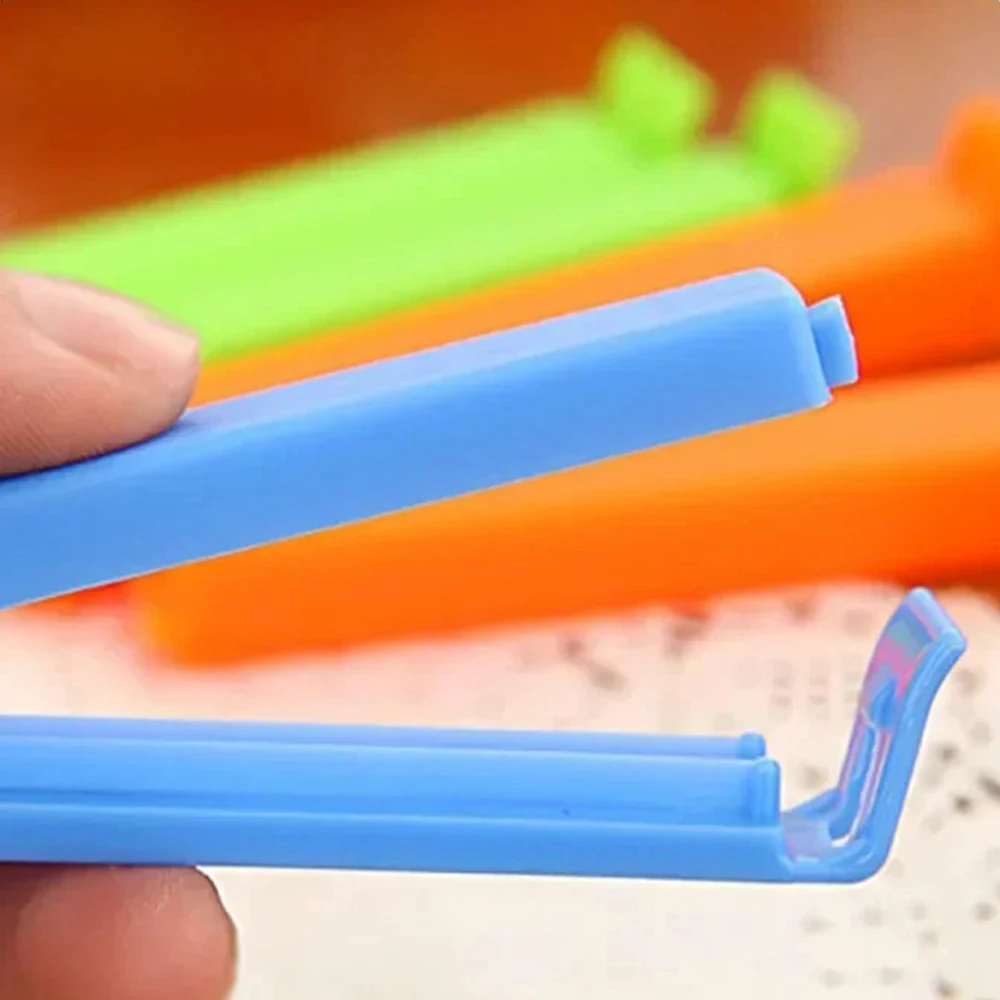 5/10/20 piezas de almacenamiento de cocina portátil, sello de aperitivos de alimentos, Clips de bolsa de sellado, abrazadera selladora, herramienta de plástico, accesorios de cocina - imagen 3