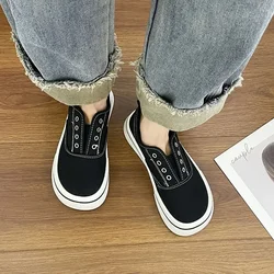 Zapatillas lona suela gruesa perro negro – Cómodas y versátiles