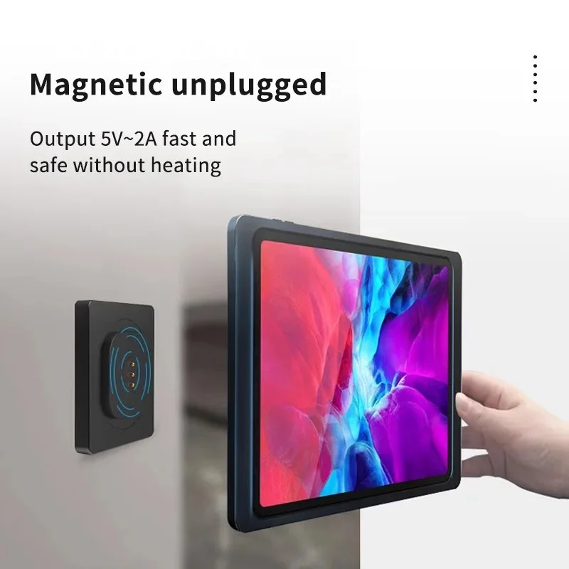 Cargador de montaje en pared magnético para tableta Ipad tipo c, soporte magnético 86, caja inferior, carga de pared magnética para tipo c - imagen 4